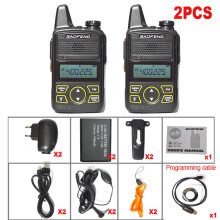 (Procable hinzufügen) 2 Stück/Set Original BF-T1 Mini-Walkie-Talkie, modisches Handgerät, Zwei-Wege-FM-Funkgerät,