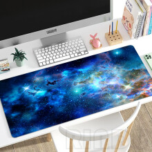 (300x600x2mm-WA0213 6)Universe Mauspad, Gaming-Mauspad, Gamer-Mausmatte, Tastaturmatte, Weltraum-Schreibtischunterlage