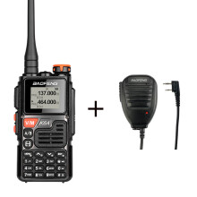 (1PCS-MIC)UVK6 Walkie-Talkie AM/FM Zweiweg-Funkgerät Kommutatorstation Amateurfunkgerät Langstreckenempfänger