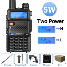 (5W 1 Stück) 1/2 Stück UV-Walkie-Talkie, Amateurfunkgerät, CB-Funkgerät, Langstrecken-Dualband-VHF/UHF/FM-Transceiver,