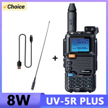 (EU-Typ C-771) UV-5R PLUS Walkie-Talkie 8W 3800mAh 50-600MHz Vollband-Zweiwegfunkgerät mit Verschlüsselung