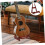Wooden Guitar Stand with Stable Floor Support for Multiple Instruments, Detachable Display Rack 3