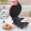 Round Waffle Maker, Mini Pancake Cookie Baker for Home Use 4