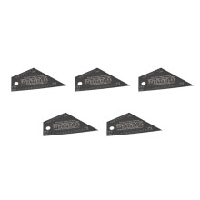 5X Fret Leveling Tool Gitaar Bas Hals Toets Meetliniaal Roestvrijstalen Fret Rocker Gitaar Luthier Tool