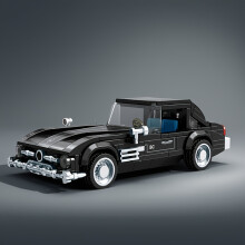 (C) Blocchi per modellini di auto sportive vintage, un set da collezione, perfetto come regalo per Natale, Halloween o compleanni