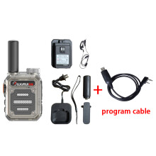 (transwithcable)wurui G63 Tragbares Mini-Walkie-Talkie-Scanner-Amateurfunkgerät Walkie-Talkies für die