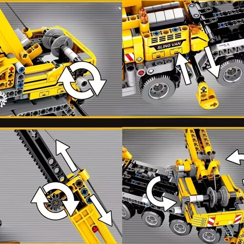 (Yellow) 1013pcs Building Block  Toy Set, Cool Body Design with Stable Structure, Challenging Assembly Bricks