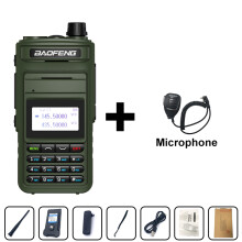(Mikrofon) Neues Update P15UV Air Band Walkie-Talkie Multi-Band AM FM USB-C Drahtlos Kopierfrequenz