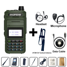 (ALLE) Neues Update P15UV Air Band Walkie Talkie Multi-Band AM FM USB-C Drahtlos Kopierfrequenz 999