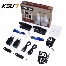 (GZ20 2 Stück) KSUT GZ20 Walkie-Talkie, 2 Stück enthalten, UHF-Funkgerät, tragbarer Funkempfänger
