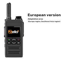 (Europäische Version) Zello Walkie Talkie 4G SIM-Karte WLAN-Netzwerk Handy-Radio Große Reichweite 100