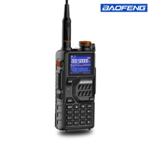 (USB-Stecker – schwarz) K5 Plus Sechsband-Walkie-Talkie mit hoher Sendeleistung