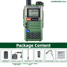 (Grün) Walkie-Talkie mit großer Reichweite, AM/FM-Kommunikation, Zwei-Wege-Funkempfänger UV K5, Amateurfunkgerät