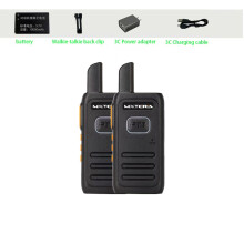 (2 Stück) Retevis Mini-Walkie-Talkie mit USB-C-Anschluss, MXT-300PMR FRRadio, tragbares Zwei-Wege-Funkgerät