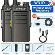 (USB-Stecker – PL2303-Kabel hinzufügen) GMSK Digitales Walkie-Talkie W31D mit Rauschunterdrückung, drahtloser