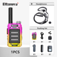 (rosa Kopfhörer) G65 5W Walkie-Talkie Langstrecken-Kommunikationsfunkgeräte Walkie-Talkie Professionelles