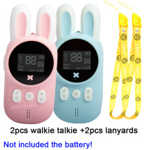 (addyellowlanyards) 2 neue Hasen-Walkie-Talkies mit 3 km Reichweite, Handfunkgerät und UHF-Funkgerät
