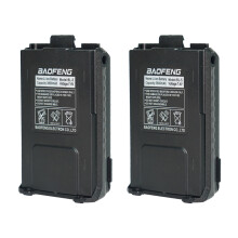 (2 Stück Akku) BL-5 Thicke Akku 3800 mAh 7,4 V für Walkie-Talkies UV-5R, UV-5RT, UV-5RE, BF-F8+ und