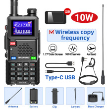 (H-771 hinzufügen) UV-5RH 10W Walkie-Talkie, Sechsband-Funkgerät, Frequenzkopie, Typ-C-Ladegerät, verbessertes