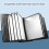 Wall Mounted File Organizer with 20Page DoubleSided A4 Display Panels for Office and Workshop 4
