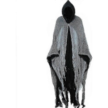 (Black)Hooked Cloak, Scary Halloween Costumes For Men, Black Cape For Adult Cosplay Props, Scream Costume