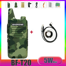 (1PC-Camo-Progaming)BF-T20 5W Tragbares Mini-Walkie-Talkie mit Typ-C-Ladefunktion und Tarnmuster – Upgrade