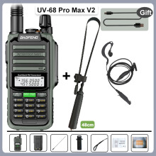 (G-48-Headset) UV-68 Pro Max V2 10W IP68 Walkie-Talkie Wasserdicht Hohe Sendeleistung CB-Funkgerät mit