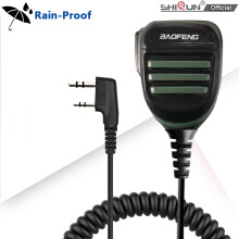 (K-Wasserdicht-Grün) UV-18 Pro Max Wasserdichter Mikrofon-Lautsprecher 2-Pin K-Typ/Wasserdichter Typ