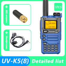 (1 Stück - 805-Ohrkabel) Walkie-Talkie UV-K5(8) 50-600 MHz Flugfunkempfang, Mehrband 136-600 MHz Senden,