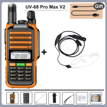 (O-Acoustic Headset) UV-68 Pro Max V2 Walkie-Talkie, 10 W, IP68 wasserdicht, 8800 mAh Akku, 50 km Reichweite,