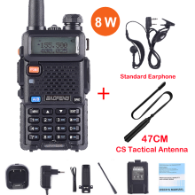 (Paket 5) Echtes 8W UV-5R Walkie-Talkie UV 5R Hochleistungs-Amateurfunkgerät UV5R 8W Dualband