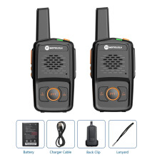 (USB-Stecker – 2 Stück) Motolola Mini-Walkie-Talkie, 16 Kanäle, professionell, MT-N1, UHF 400–470 MHz,