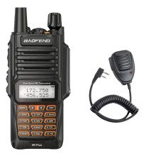 (Add-MIC)UV-9R Pro V2 Wasserdichtes IP68 Walkie-Talkie mit Typ-C-Ladegerät, leistungsstarkem UHF/VHF-Amateurfunkgerät