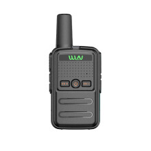 (Standard-Schwarz) Mini-Walkie-Talkie WLN KD-C56B Tragbares Zwei-Wege-Funkgerät UHF 400-470MHz 16CH