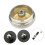 Flute Headjoint End Cap 2pcs Silver Crown Screw Cap for Woodwind  with Secure Threaded Fit 4