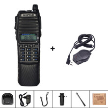 (1 Stück Mikrofon hinzufügen) Funkgeräte Walkie-Talkie mit großer Reichweite UV82 8W Akku, Hochleistungs-Amateurfunkgerät