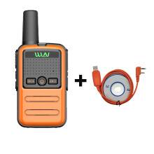 (Ora Cable-Ora) Mini-Walkie-Talkie WLN KD-C56B Tragbares Zweiweg-Funkgerät UHF 400-470MHz 16CH Große
