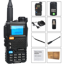 (Standardpaket) UV-5R Plus 50-600 MHz Flugfunkgerät mit Crossband-Intercom-Scrambler (ohne AA-Frequenz)