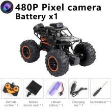 (480P 1 Akku) Funkferngesteuertes Auto mit App-Steuerung, WLAN-Kamera, HD-Auflösung, 2WD Buggy SUV,