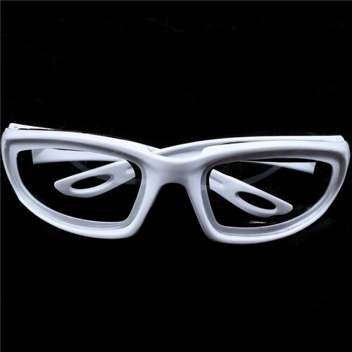 2X Tears Free Onion Chopping Goggles Glasses Eye Protector Kitchen Gadget Tool White 1
