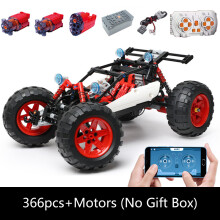 (K96117 Motoren) Technisches Buggy-Auto K96116 APP Fernbedienung Motor Power Bausteine Steine Programmierung