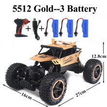 (5512-Gold-Kit-3) Paisible Rock Crawler 4WD Elektro-RC-Auto 2,4 GHz Fernbedienung Spielzeugauto Funksteuerung