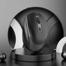 (Schwarz) Kabellose Maus, ergonomische optische Maus, Computermaus für Laptop, PC, Chromebook, Notebook,
