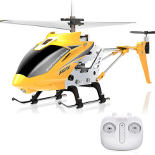 (Gelb) SYMA S107H RC-Hubschrauber, ferngesteuerter Hubschrauber mit automatischer Schwebefunktion, Gyro-Stabilisierung