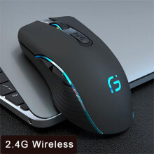 (gelb) VicTsing X9 kabellose Maus 5.0 wiederaufladbar 4000DPI einstellbar ultradünne leise ergonomische