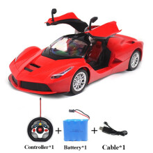(Rot – 1 Batterie) Bezahlbares 1:14 Elektro-RC-Auto mit Fernbedienung, ferngesteuertes Auto, Spielzeugfahrzeug