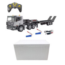 (Schaumstoffbox 2B) 2025 Neues ferngesteuertes LKW-Modellauto im Maßstab 1:24 mit 2,4 GHz, Sound und
