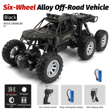(Sechs runde goldene 2B)1: 18 Leichtmetallfelgen Sechsrad-Kletter-Fernsteuerung Offroad-Bergauto kabellos