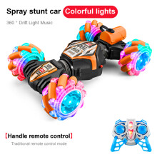 (Orange AB) Neuestes ferngesteuertes Stuntauto 2025, 2,4 GHz, ferngesteuerte Autos, ferngesteuerte Uhr,