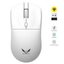 (Pink) Kabellose Gaming-Maus, USB-leise, einstellbare DPI, geeignet für Android- und Windows-Laptops/Desktop-PCs